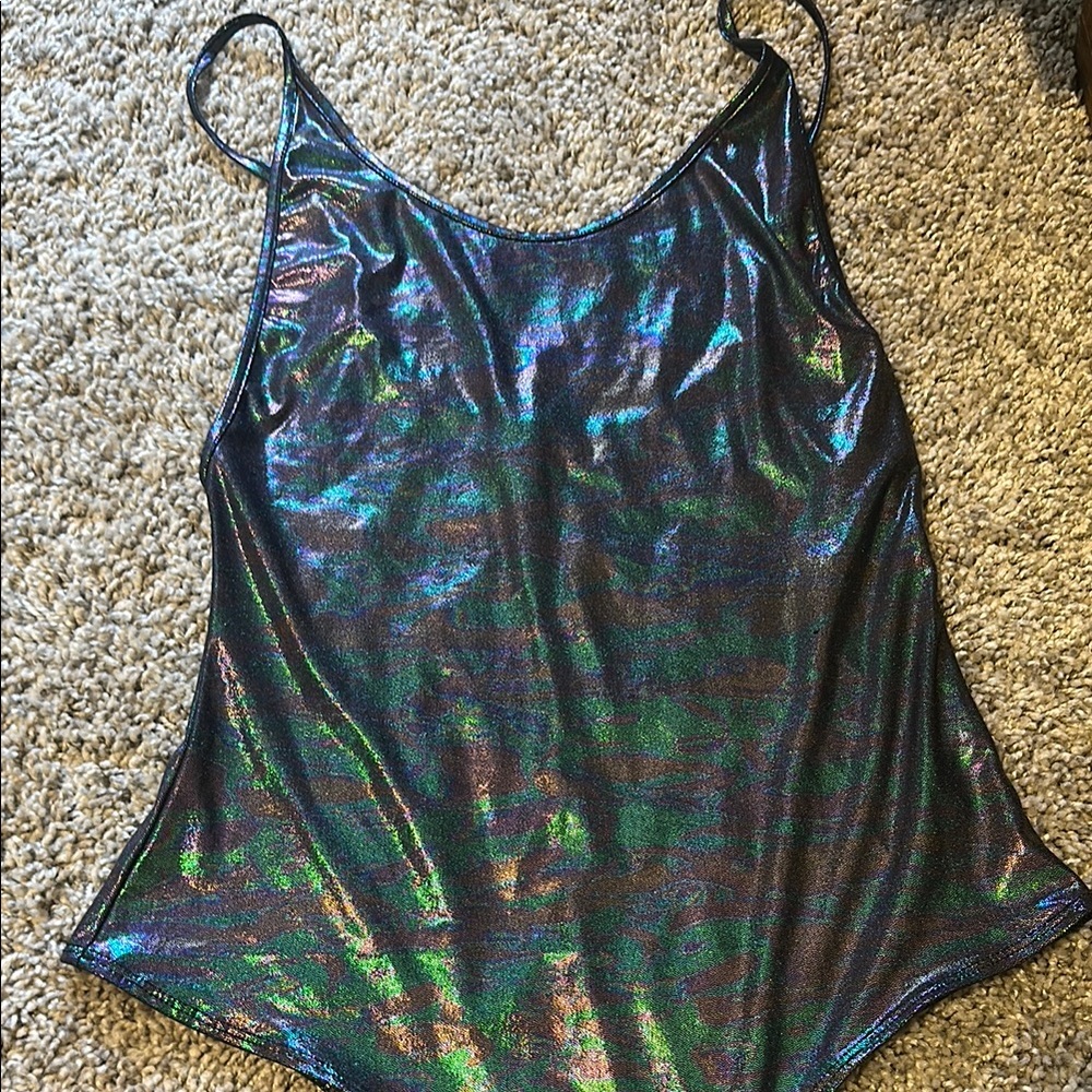iHeartRaves Holographic Bodysuit - Picture 4 of 4